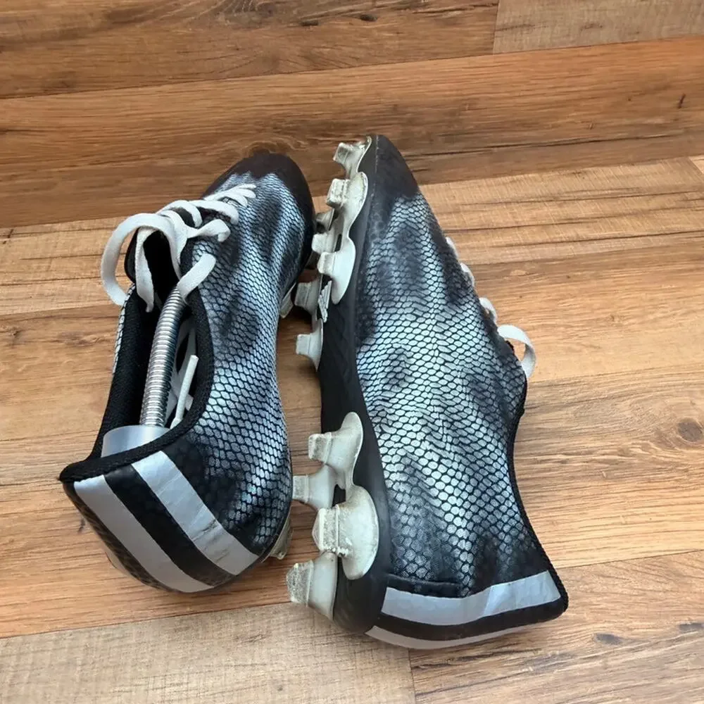 Adidas F10 FG Men’s Size 8 Core Black/Silver Soccer Cleats